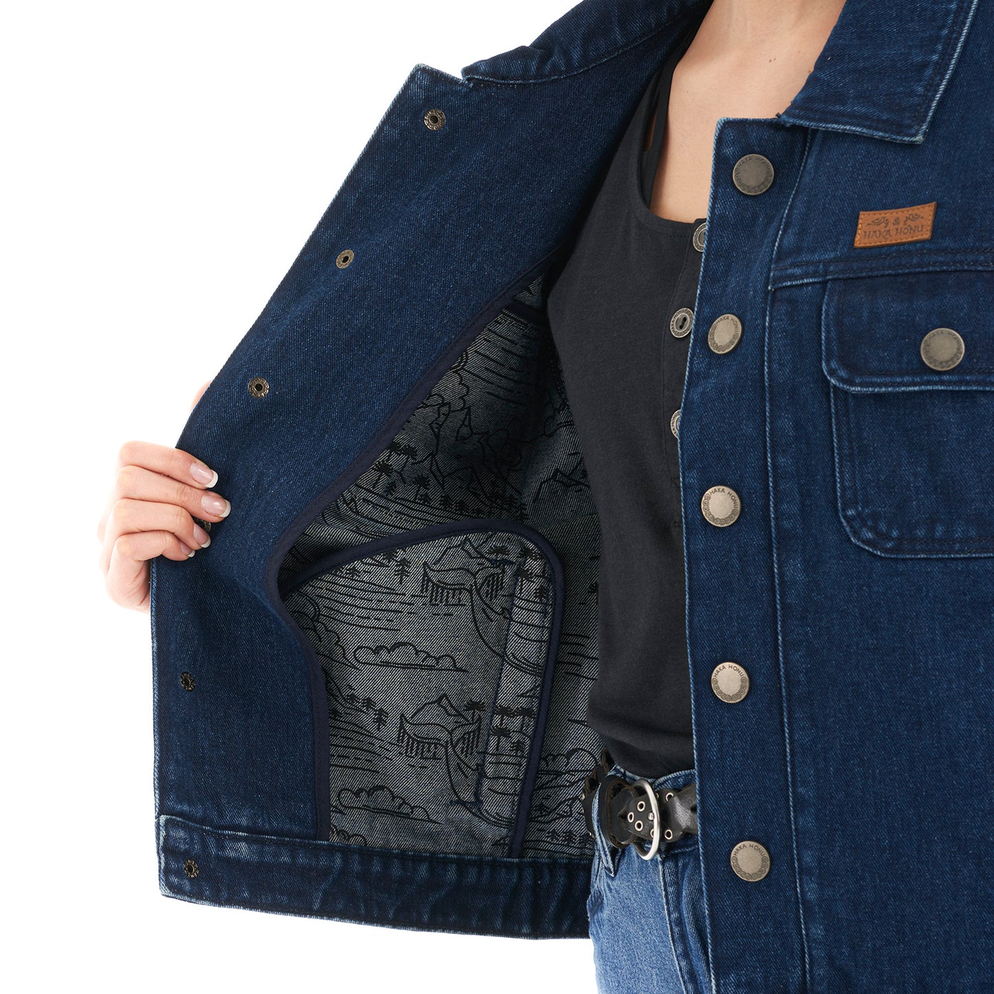 Chaqueta Mujer James Jeans Azul Haka Honu