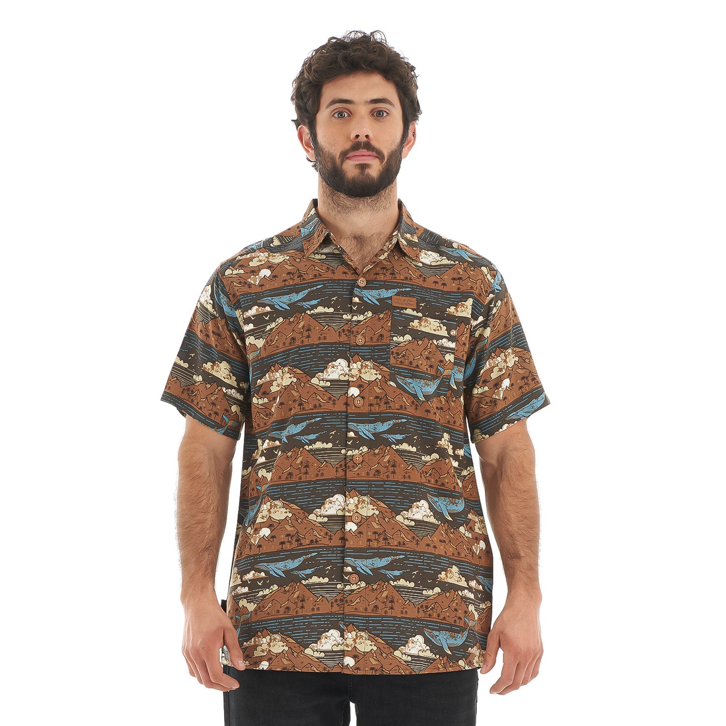 Camisa Hombre Anameizon Cafe Haka Honu