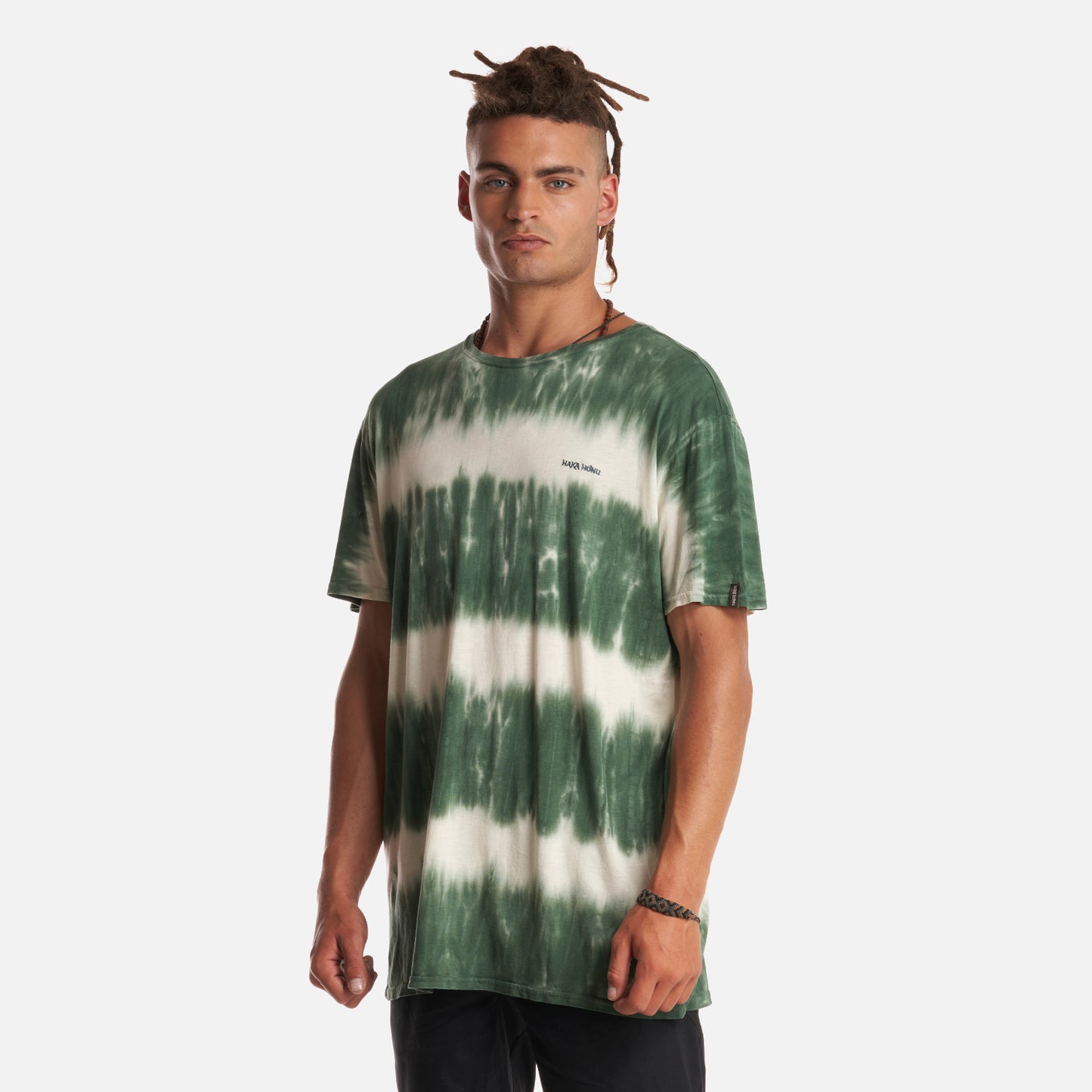 Polera Hombre Mamboo Verde Grisaceo Haka Honu