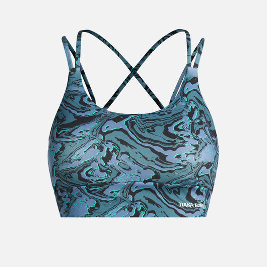 Peto Mujer Copihue Print Azul Haka Honu