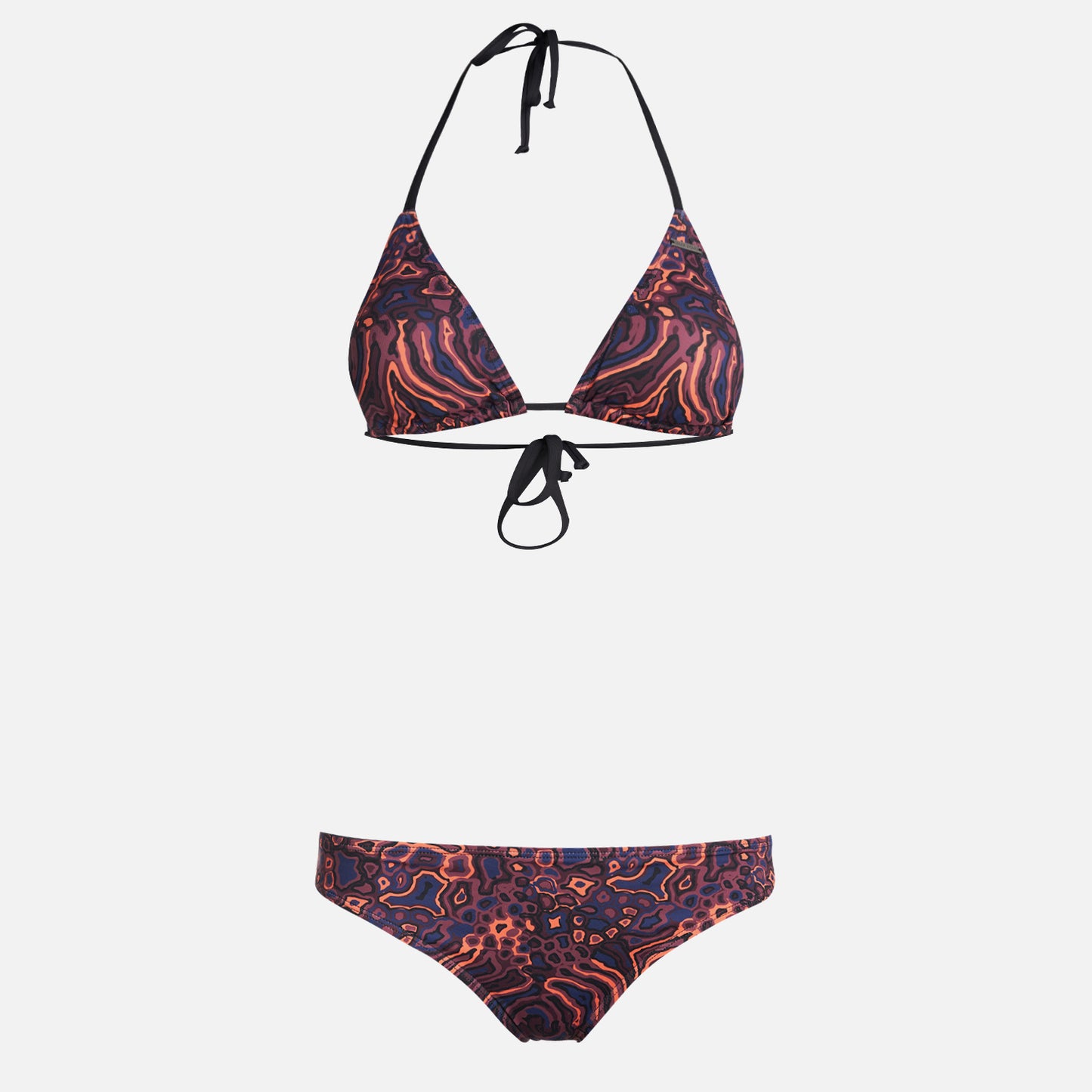 Traje de Baño Mujer Clasico Print Morado Haka Honu