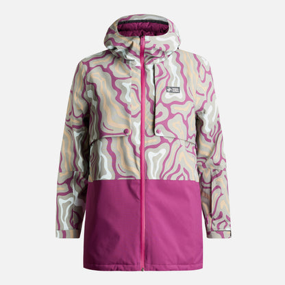 Chaqueta Mujer Yeti Print Verde Claro Haka Honu