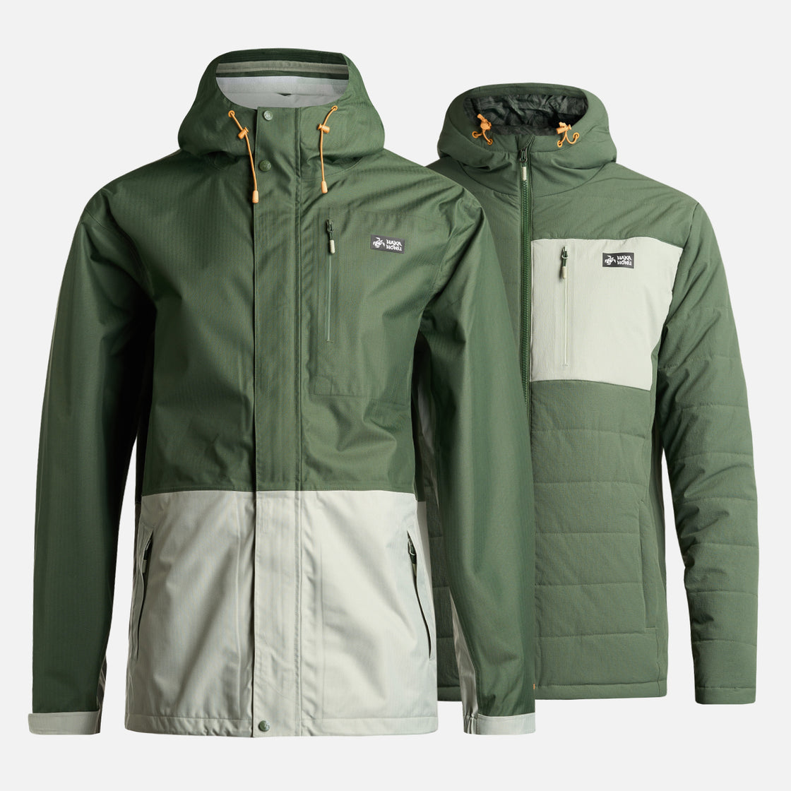 Chaqueta Hombre Perro Guapo Pro Verde Militar Haka Honu