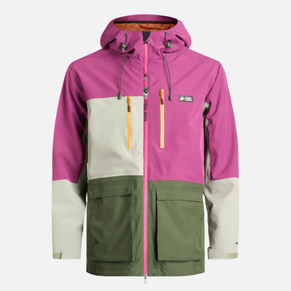 Chaqueta Hombre Viento Blanco Morado Haka Honu