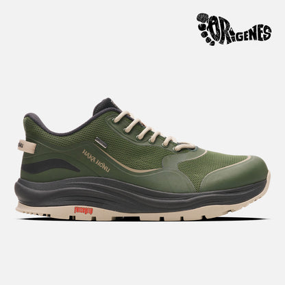 Zapato Hombre Nomade Baja Verde Militar Haka Honu