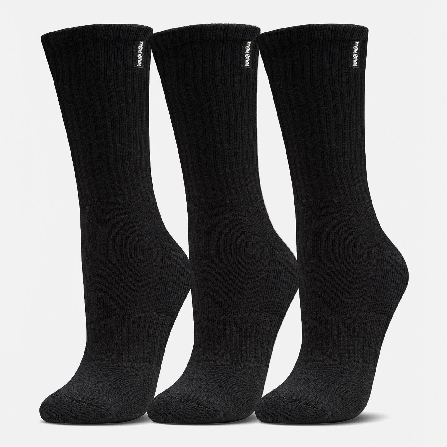 Calcetines Unisex Las Tres Puntas Pack Largo Negro Haka Honu