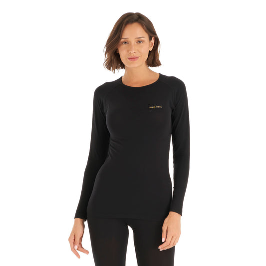 Primera Capa Mujer Puma Austral Top Negro Haka Honu