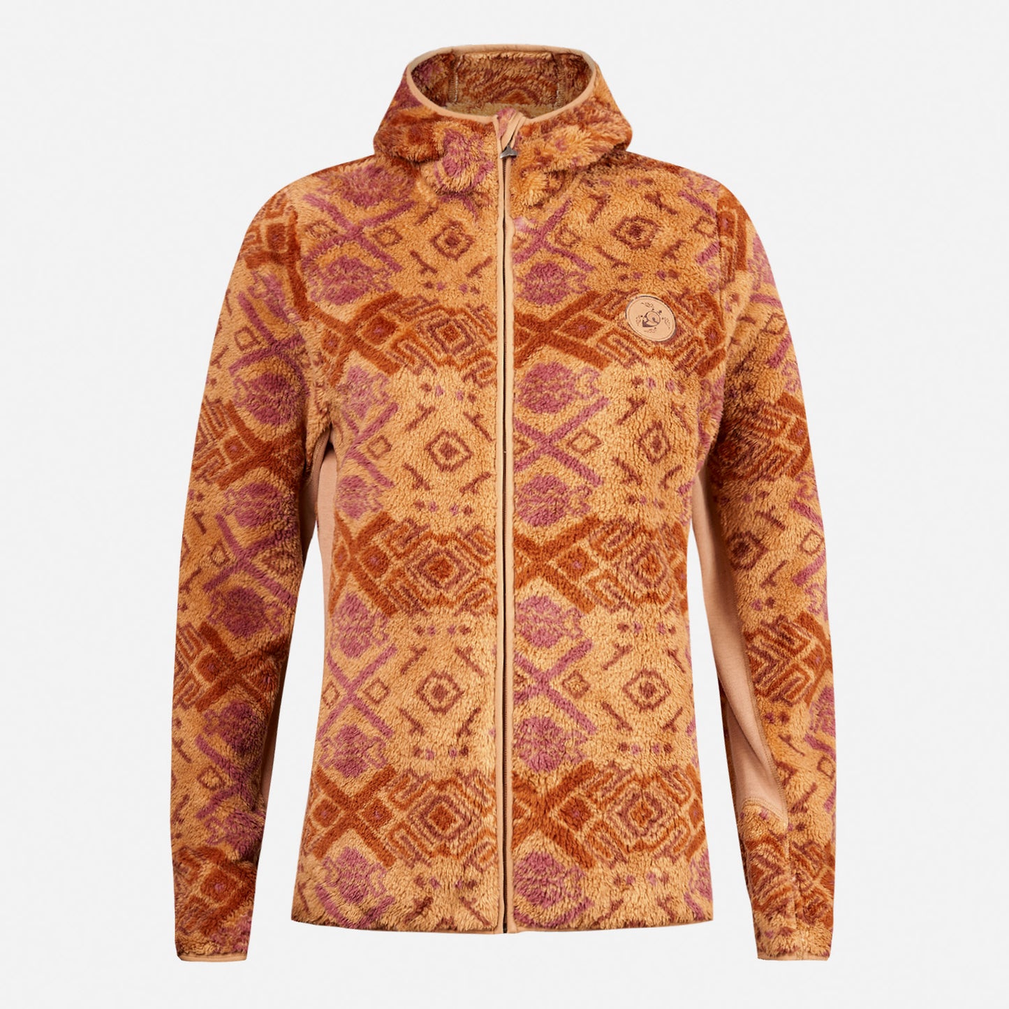 Chaqueta Mujer Calur-oso Full Print Camel Haka Honu