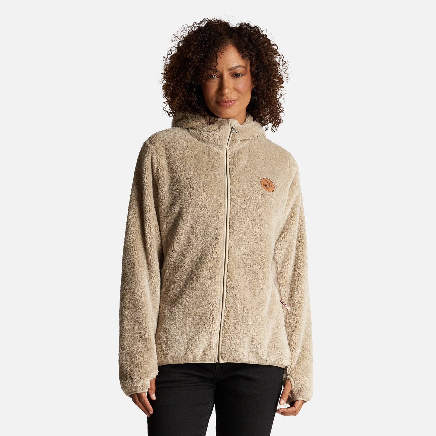 Chaqueta Mujer Calur-oso Beige Haka Honu