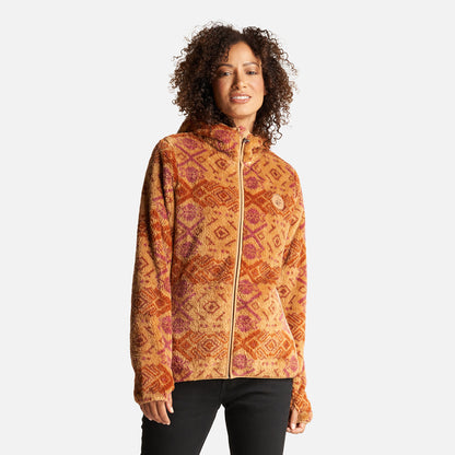 Chaqueta Mujer Calur-oso Full Print Camel Haka Honu