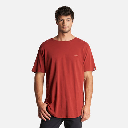 Polera Hombre Natural Rojo Oscuro Haka Honu