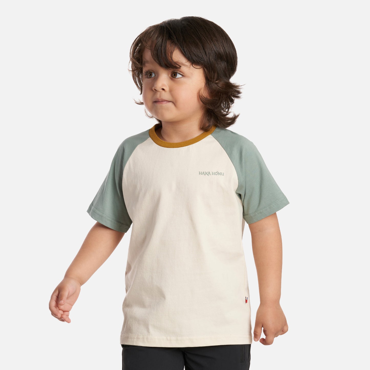 Polera Niño Hakids Crema Haka Honu