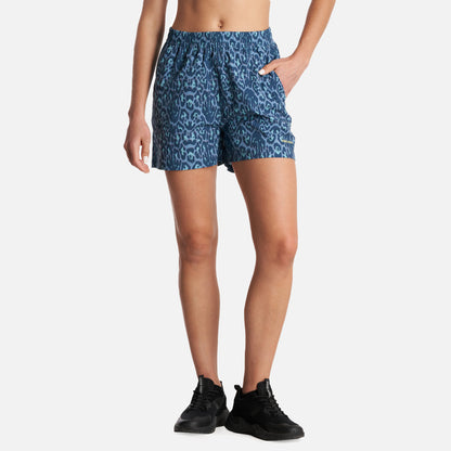 Short Mujer Canchera Print Petroleo Haka Honu