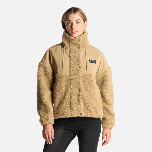 Chaqueta Mujer Calentoso Taupe Haka Honu