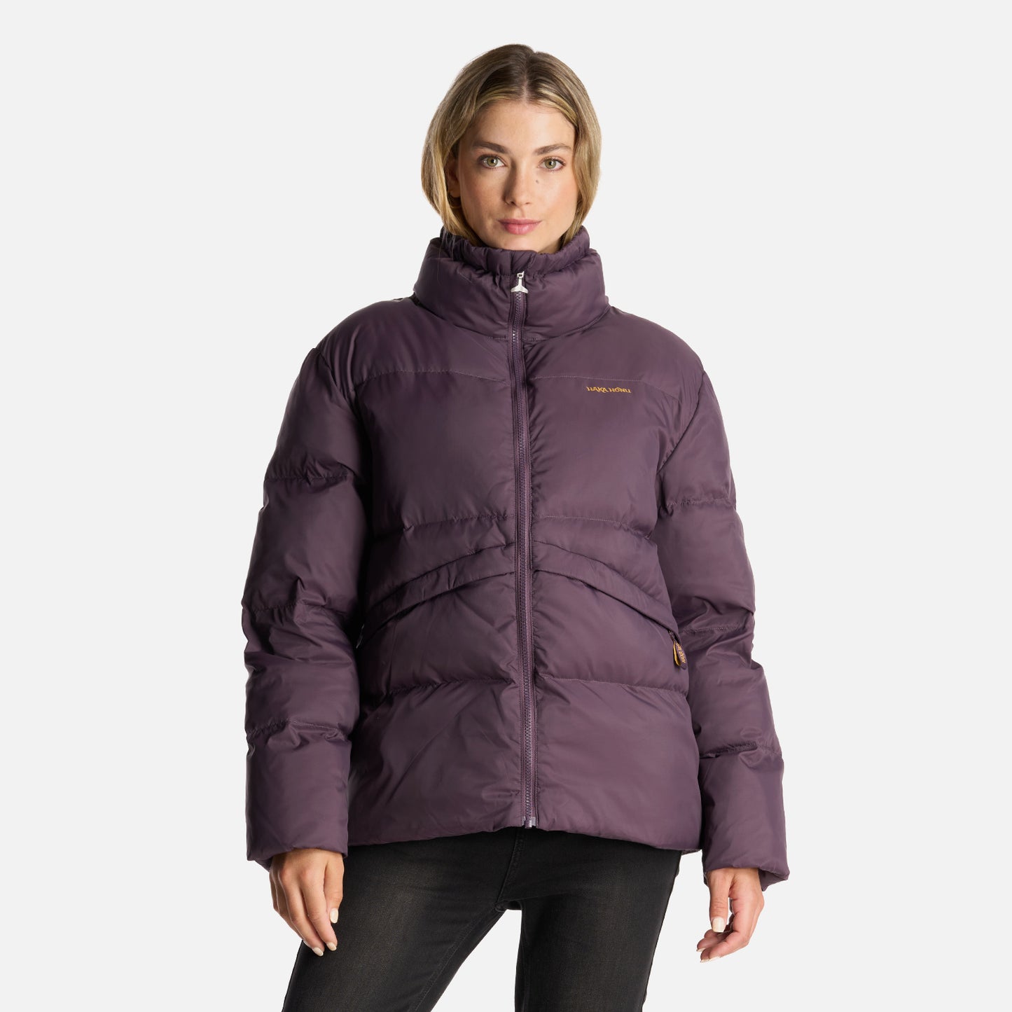 Chaqueta Mujer Queñoa Morado Oscuro Haka Honu