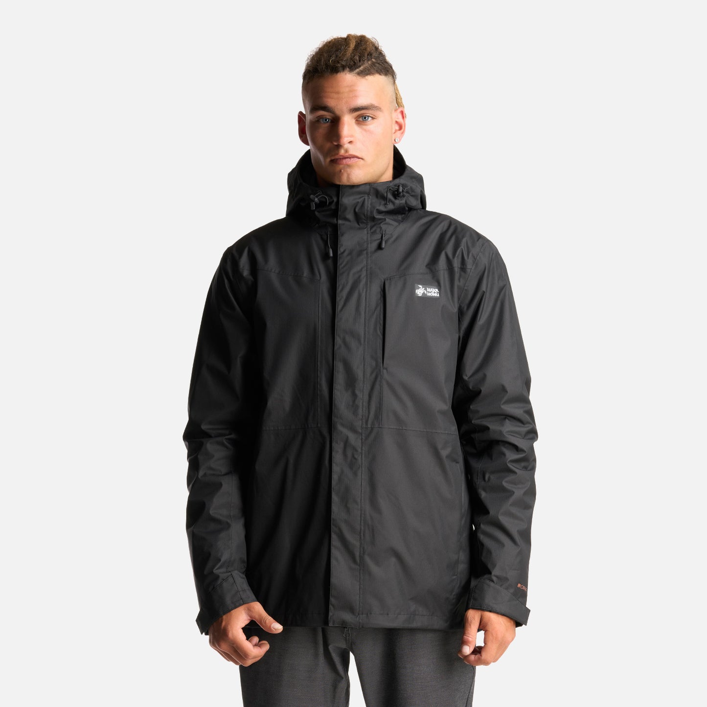 Chaqueta Hombre Corteza Negro Haka Honu