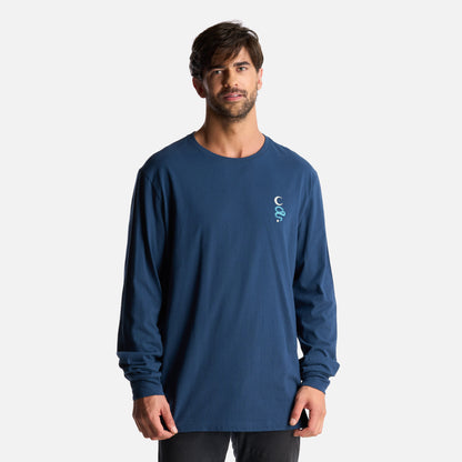 Polera Hombre Norte Sur Azul Oscuro Haka Honu