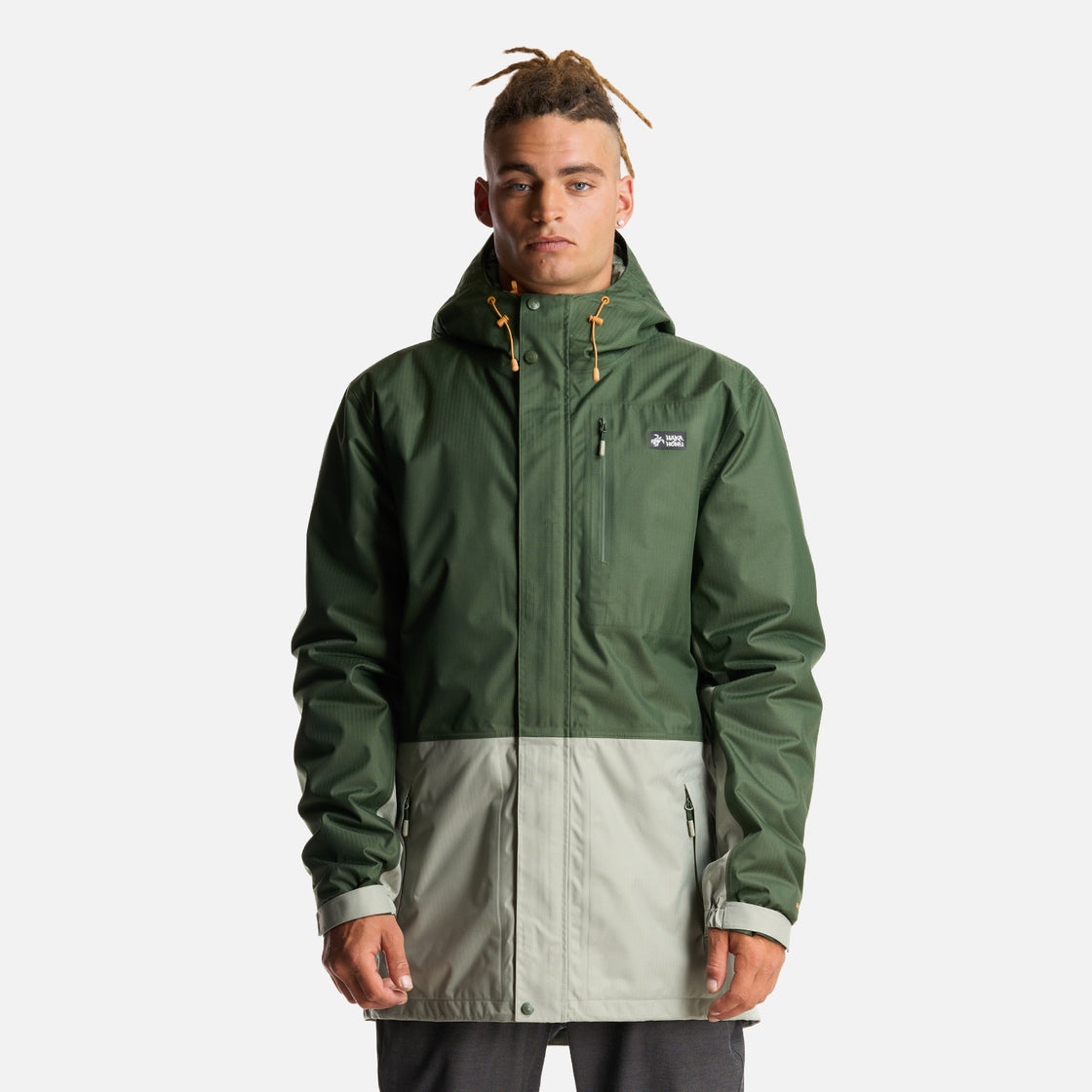 Chaqueta Hombre Perro Guapo Pro Verde Militar Haka Honu