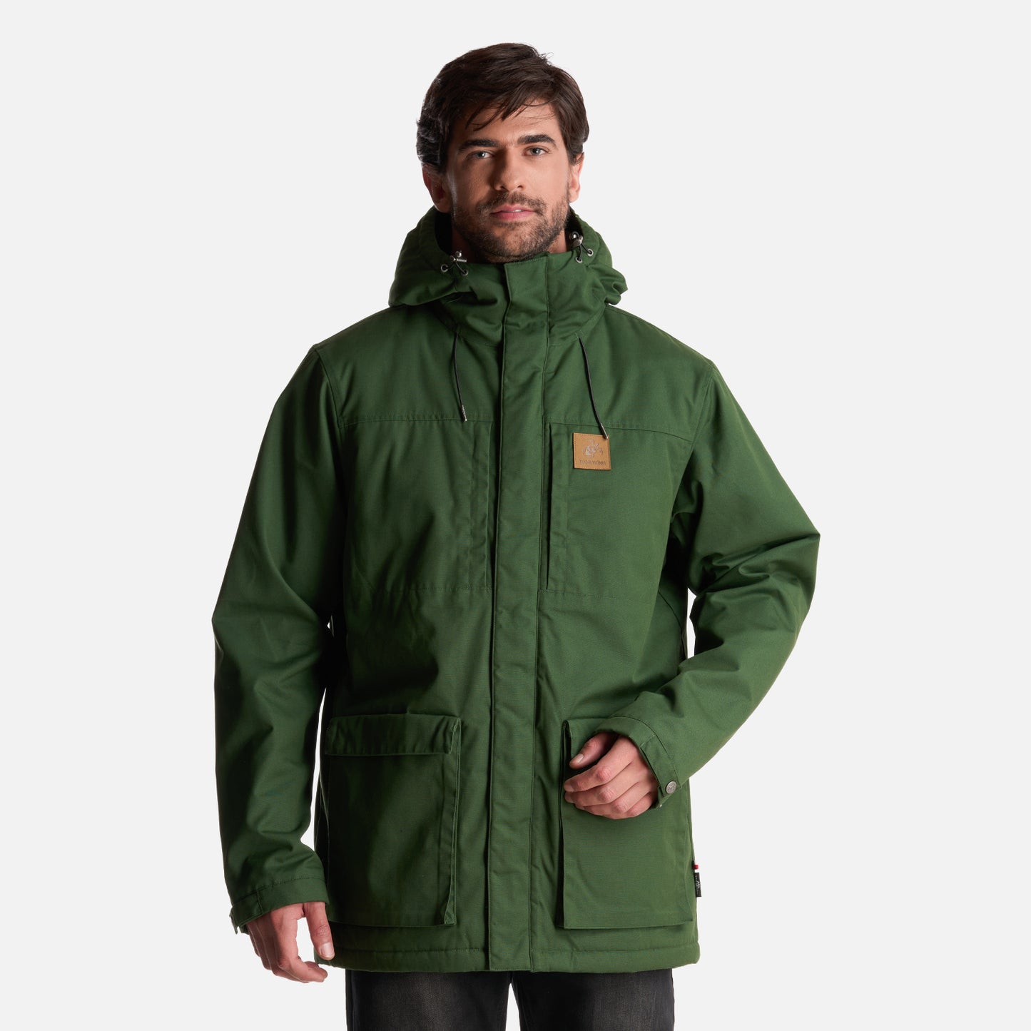 Chaqueta Hombre Valle Invernal Verde Militar Haka Honu