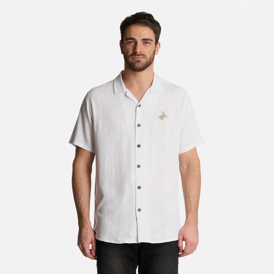 Camisa Hombre Linaje Blanco Haka Honu