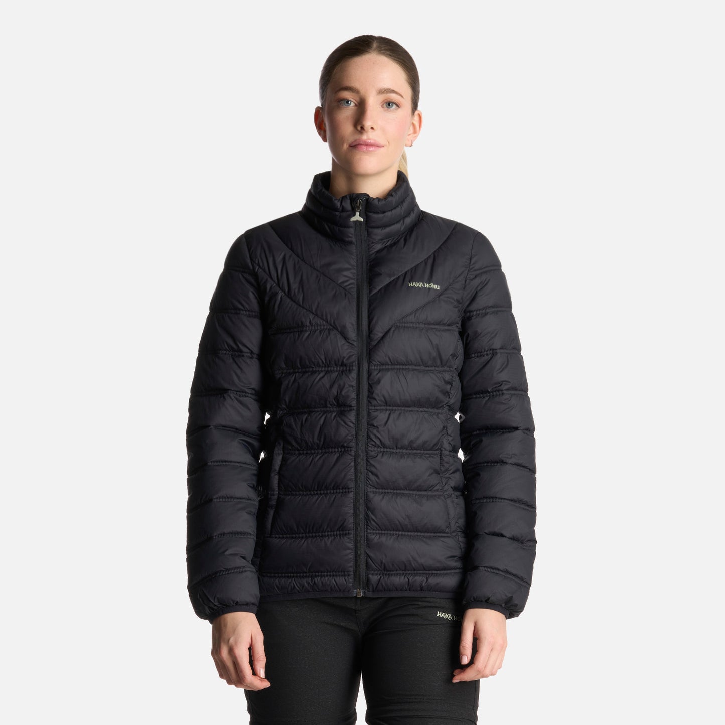 Chaqueta Mujer Ultraliviana Negro Haka Honu