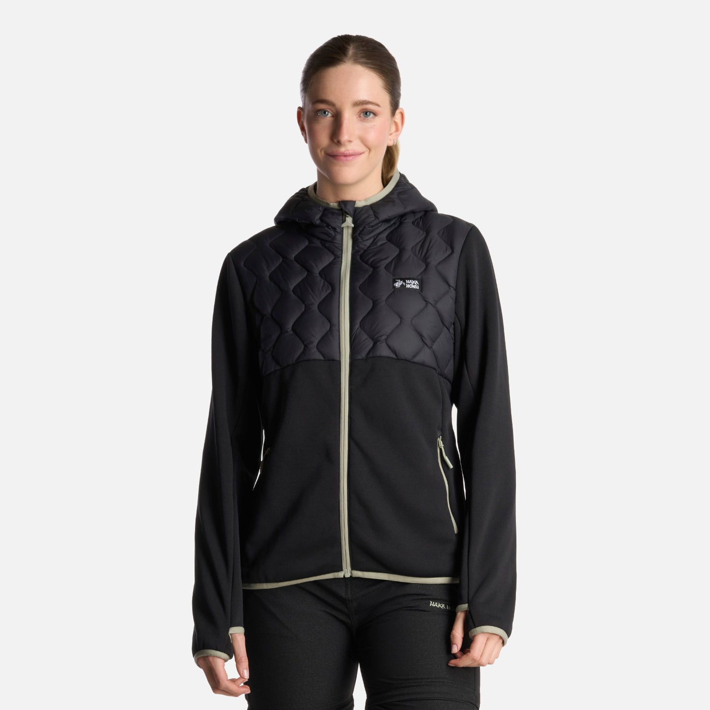 Chaqueta Mujer Altiplano Negro Haka Honu