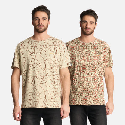 Polera Hombre Bi-Curioso Print Arena Haka Honu