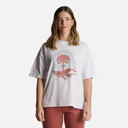 Polera Mujer Gorrión Blanco Haka Honu