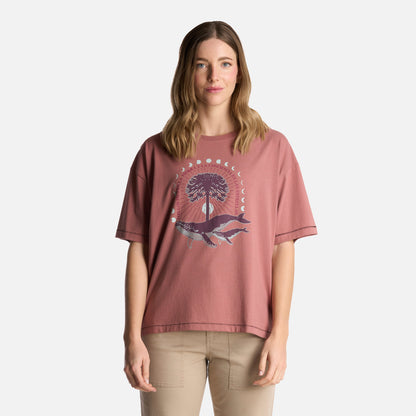 Polera Mujer Gorrión Coral Haka Honu