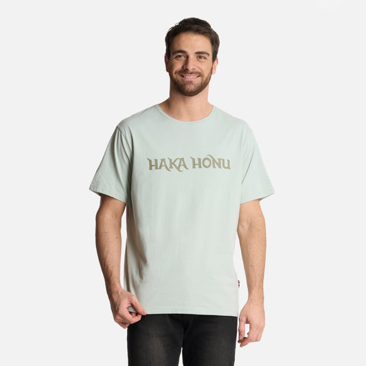 Polera Hombre Logo Gris Claro Haka Honu