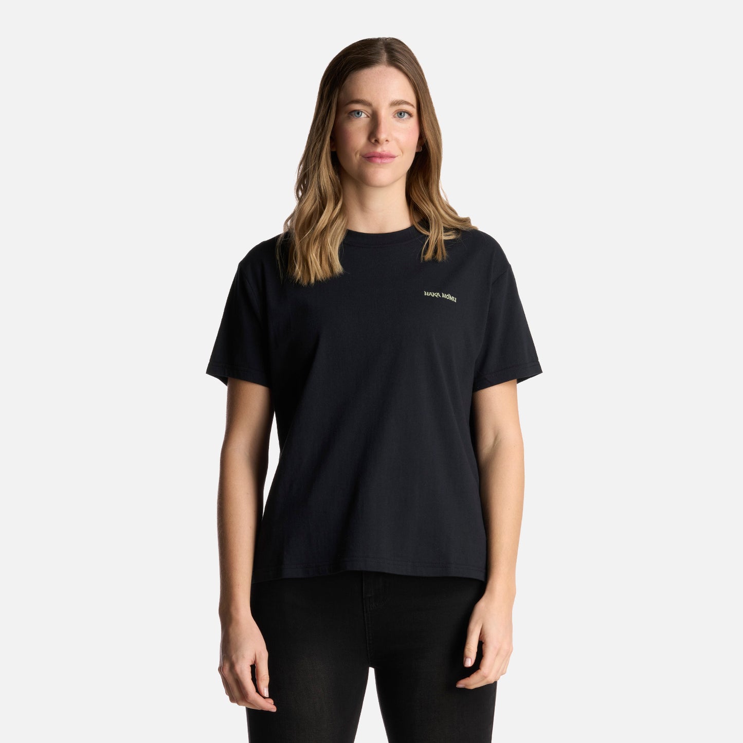 Polera Mujer Polo Negro Haka Honu