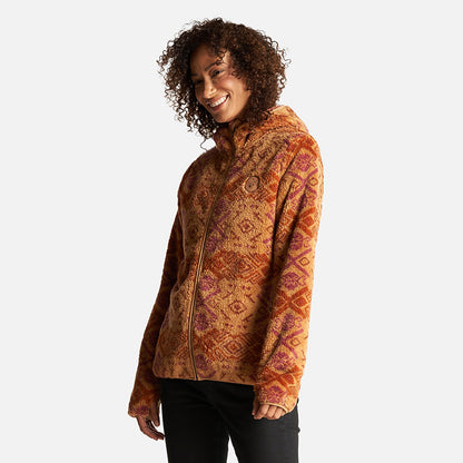 Chaqueta Mujer Calur-oso Full Print Camel Haka Honu