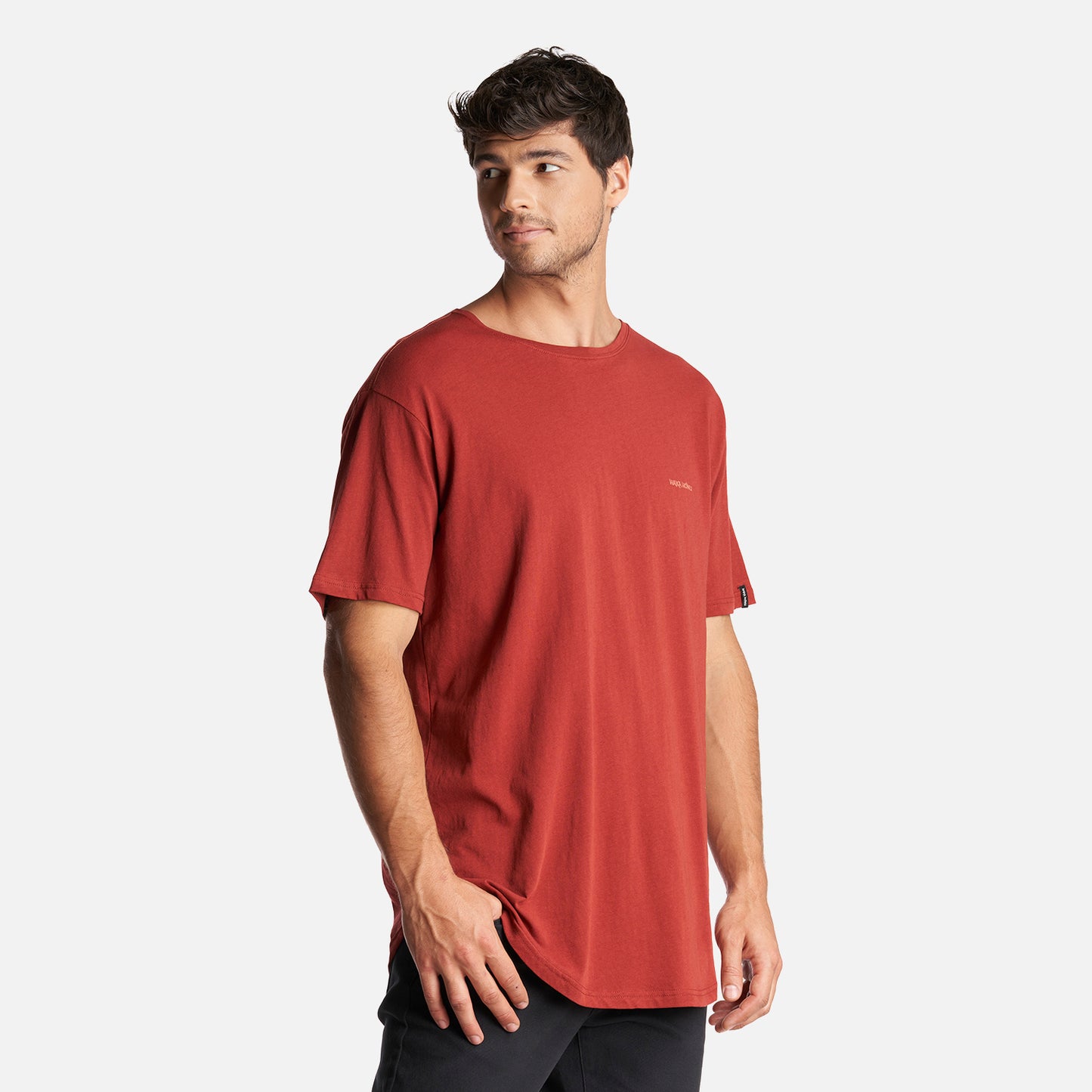 Polera Hombre Natural Rojo Oscuro Haka Honu