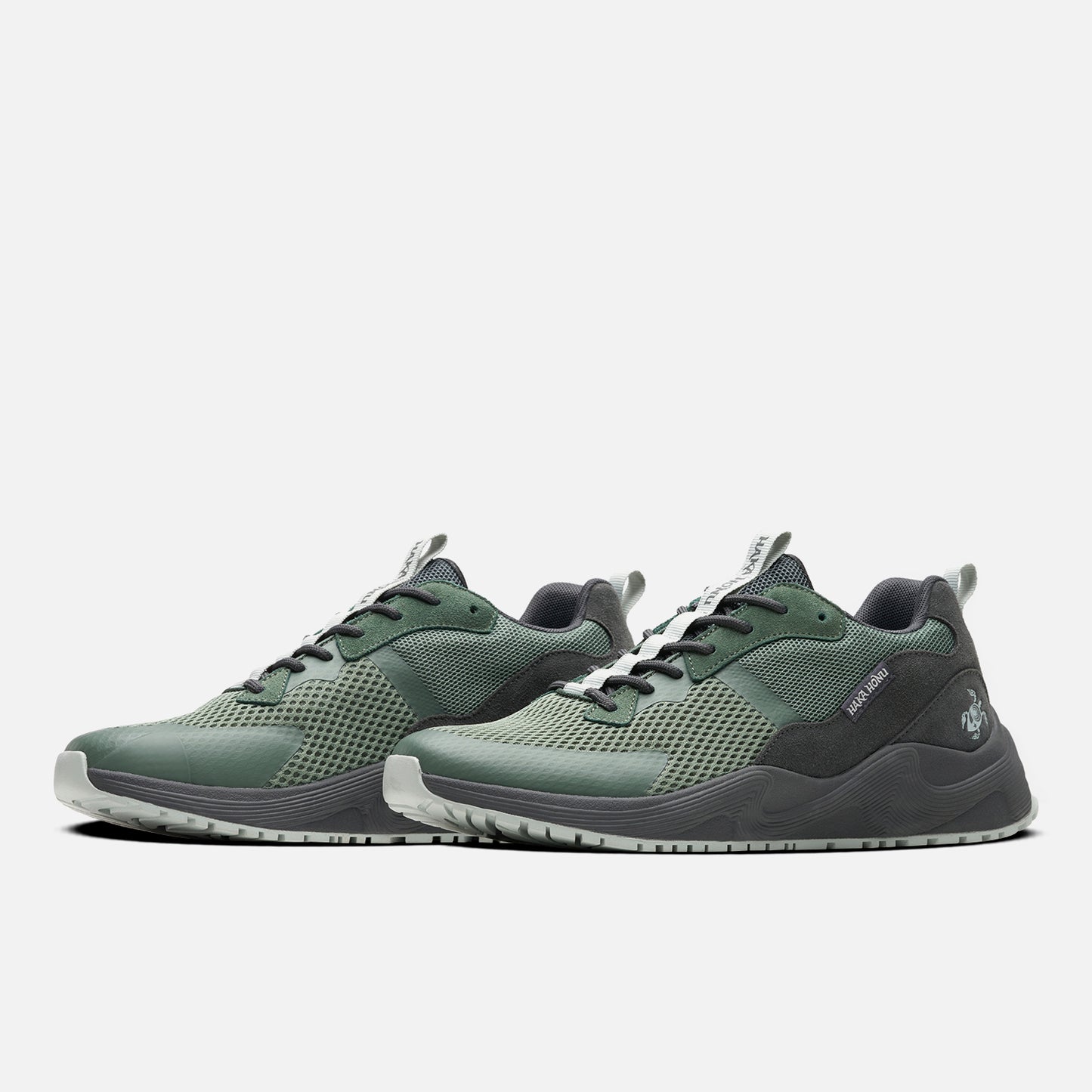 Zapatilla Hombre Patiperro Verde Grisaceo Haka Honu