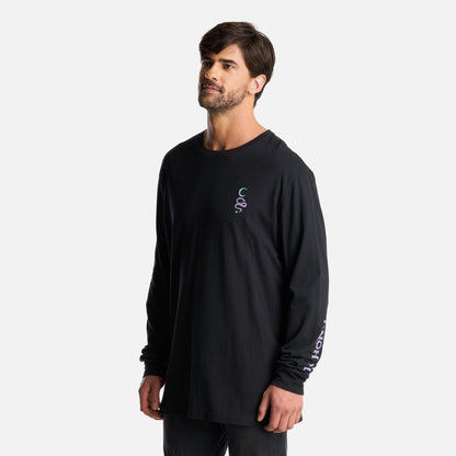 Polera Hombre Norte Sur Negro Haka Honu