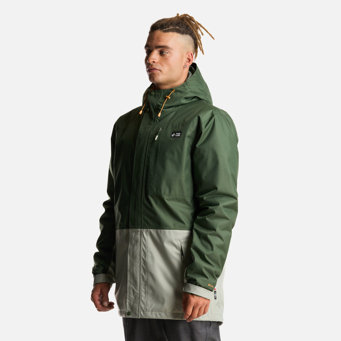 Chaqueta Hombre Perro Guapo Pro Verde Militar Haka Honu