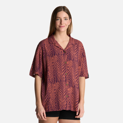 Camisa Mujer Marmolada Print Coral Haka Honu