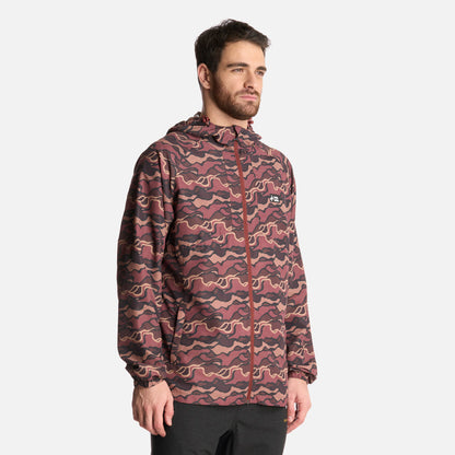 Chaqueta Hombre Aperrao Print Vino Haka Honu