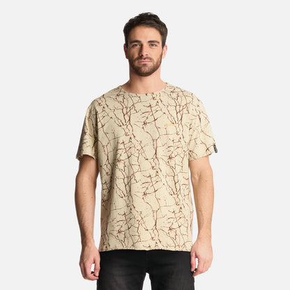 Polera Hombre Bi-Curioso Print Arena Haka Honu