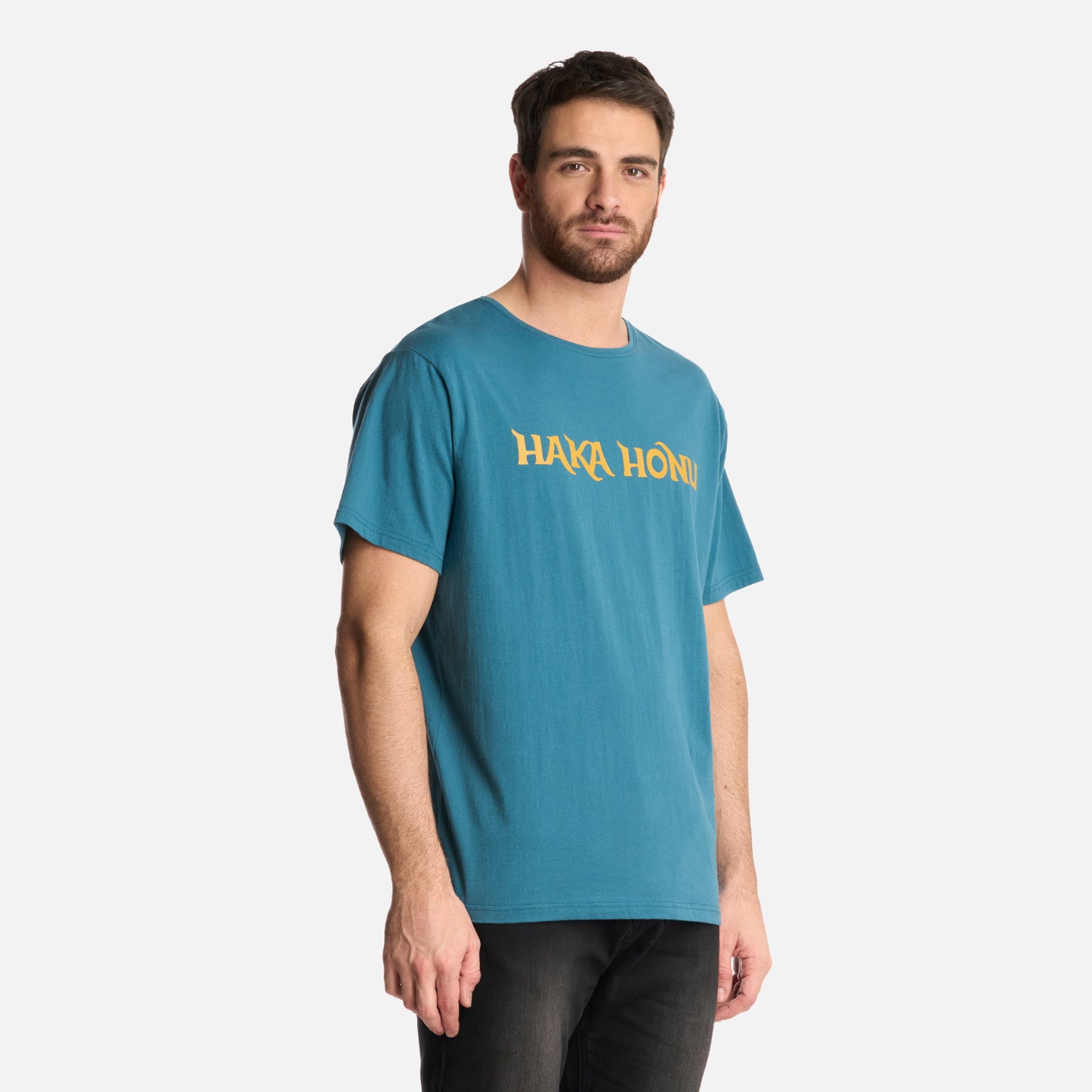 Polera Hombre Logo Petroleo Haka Honu