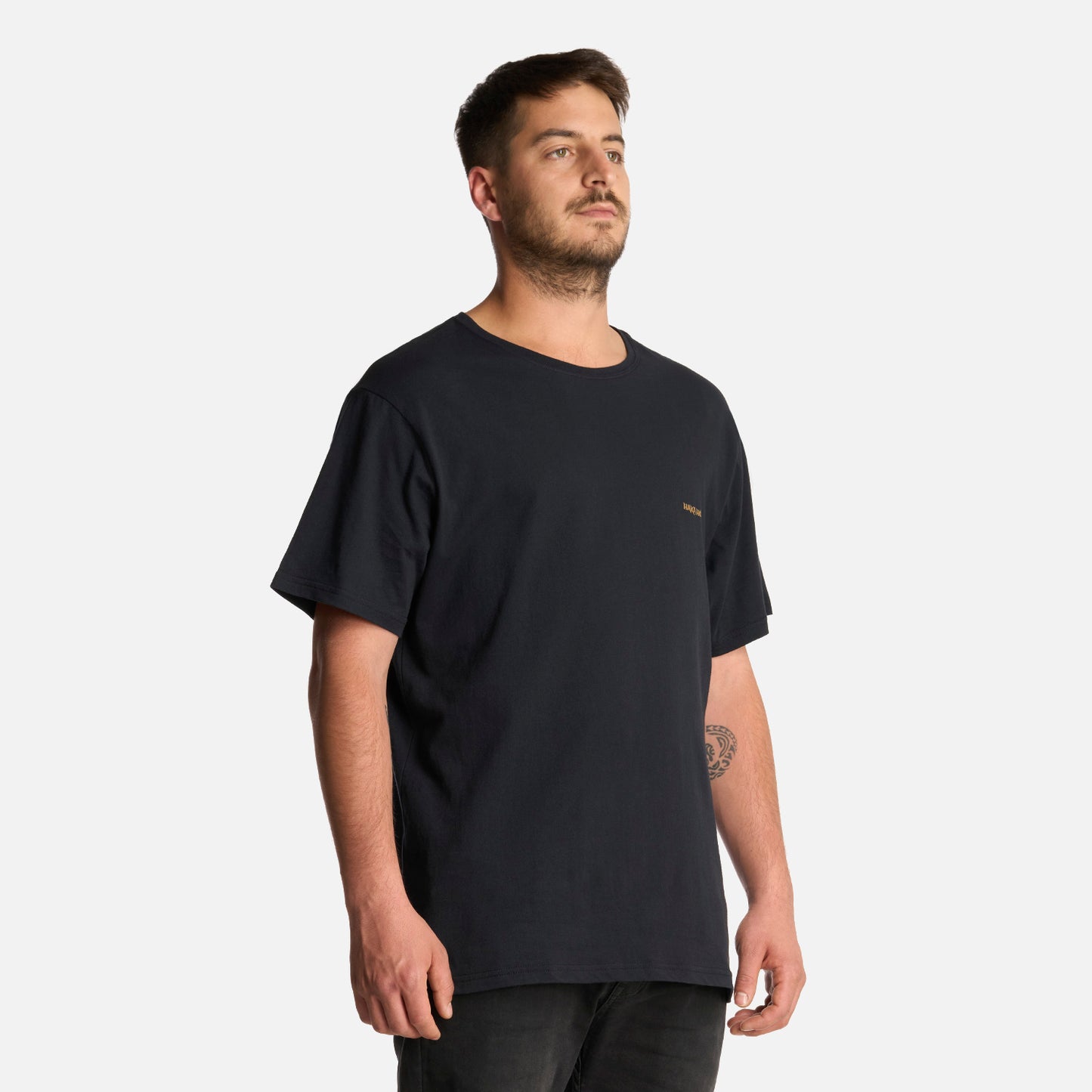 Polera Hombre Polo Negro Haka Honu