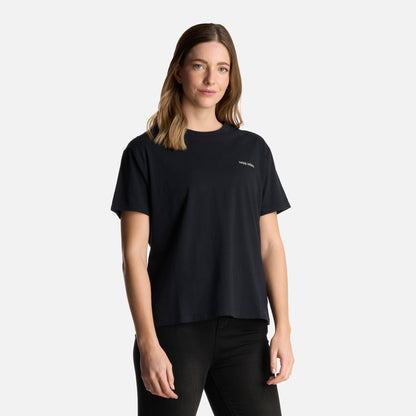 Polera Mujer Polo Negro Haka Honu