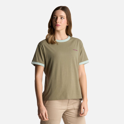 Polera Mujer Cosas Extrañas Verde Oliva Haka Honu