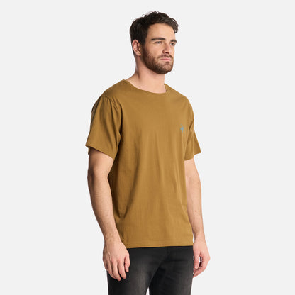 Polera Hombre Vive Fuera Mostaza Oscuro Haka Honu