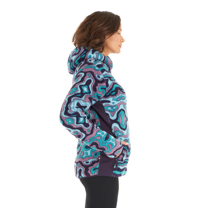 Chaqueta Mujer Calur-oso Print Turquesa Haka Honu