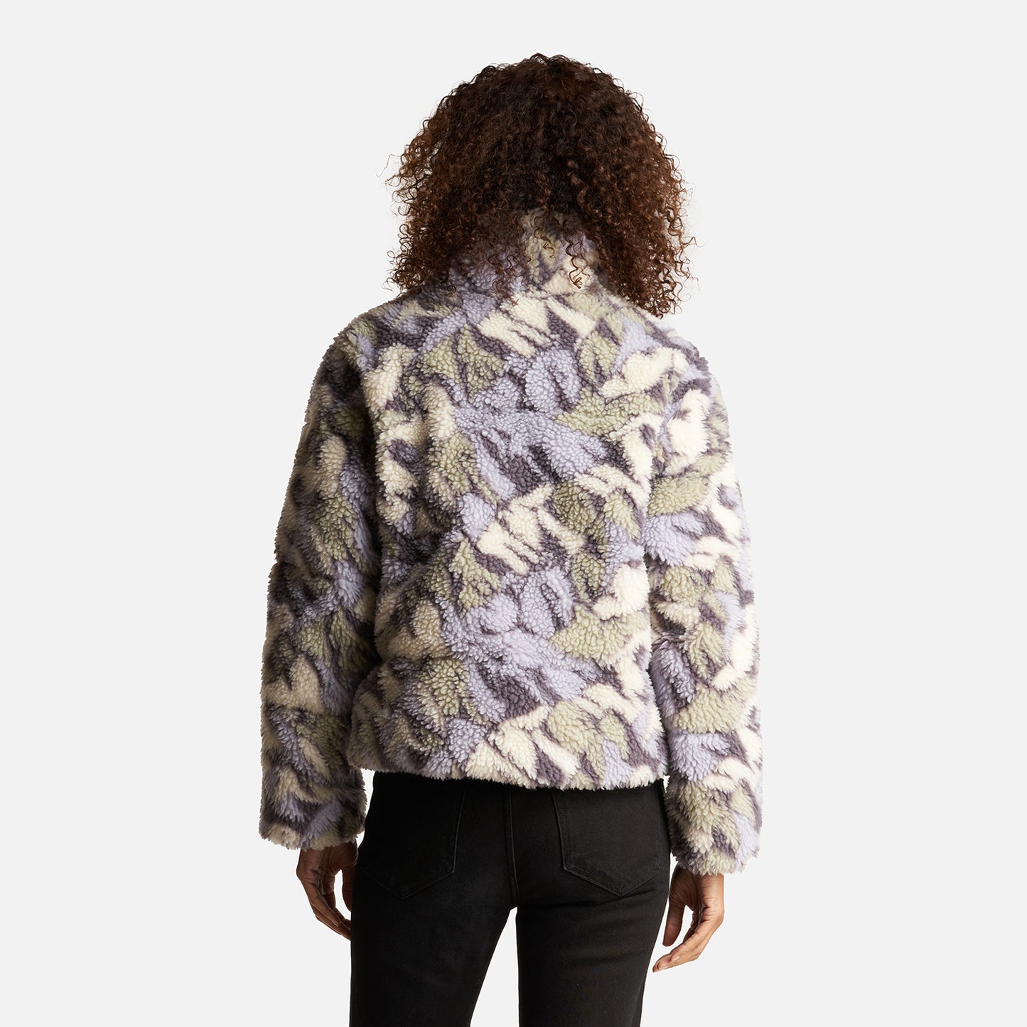 Chaqueta Mujer Aterciopelada Print Lila Haka Honu