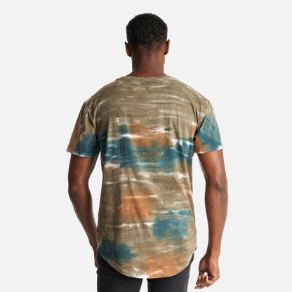 Polera Hombre Rastro Print Beige Haka Honu