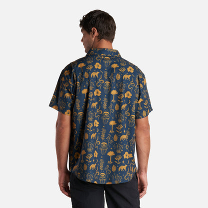 Camisa Hombre Cumbre Manga Corta Petroleo Haka Honu