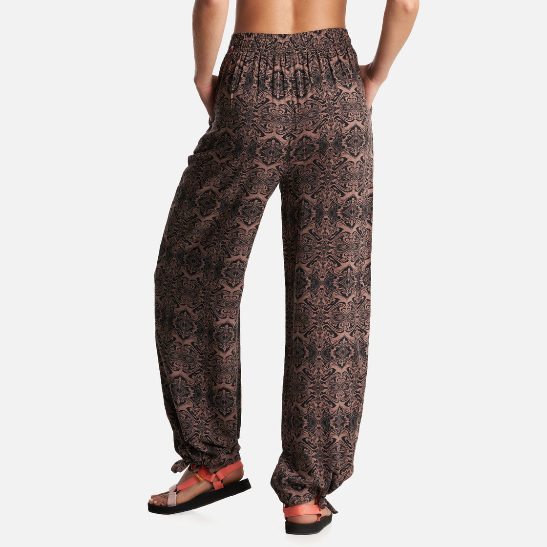 Pantalon Mujer Jipon Print Negro Haka Honu