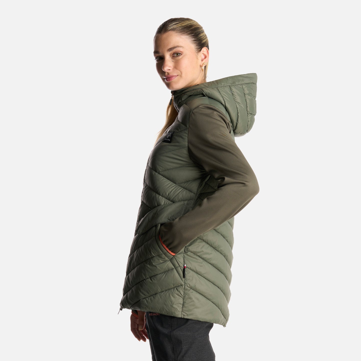 Chaqueta Mujer Altiplano Verde Grisaceo Haka Honu